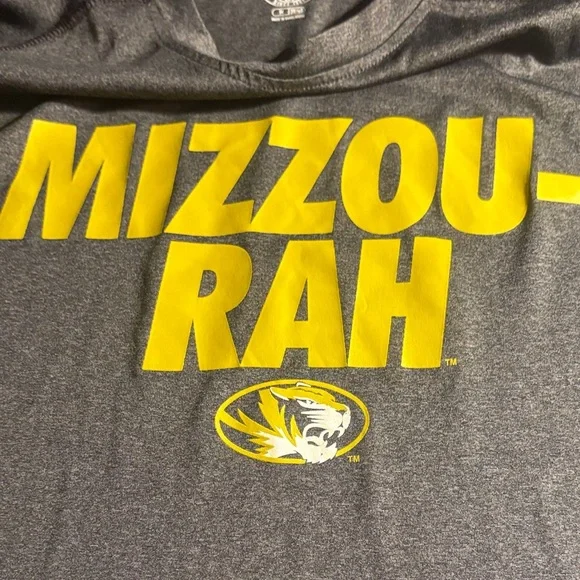 Rivalry Threads Gray and Yellow Mizzou-Rah Long Sleeve Shirt - Picture 3 of 6